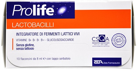 PROLIFE LACTOBACILLI 10 FLACONCINI 8 ML - dottorbianchi.it