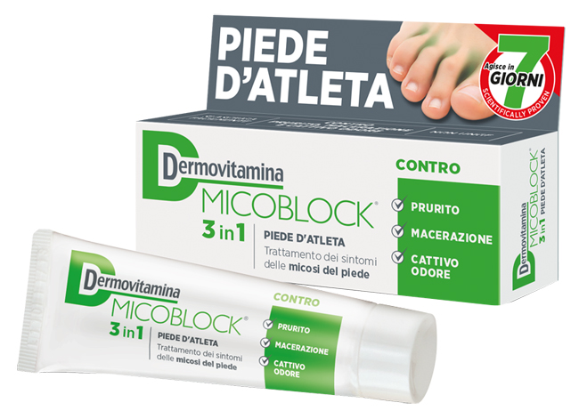 DERMOVITAMINA MICOBLOCK 3 IN 1 PIEDE D'ATLETA 30 ML  - dottorbianchi.it