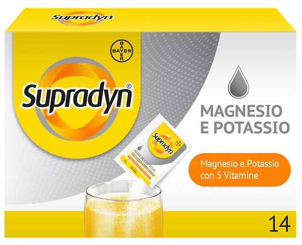 SUPRADYN MAGNESIO POTASSIO SENZA ZUCCHERO 14 BUSTINE 4 G - dottorbianchi.it