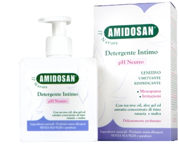 AMIDOSAN II NATURA DETERGENTE INTIMO PH NEUTRO 250 ML - dottorbianchi.it