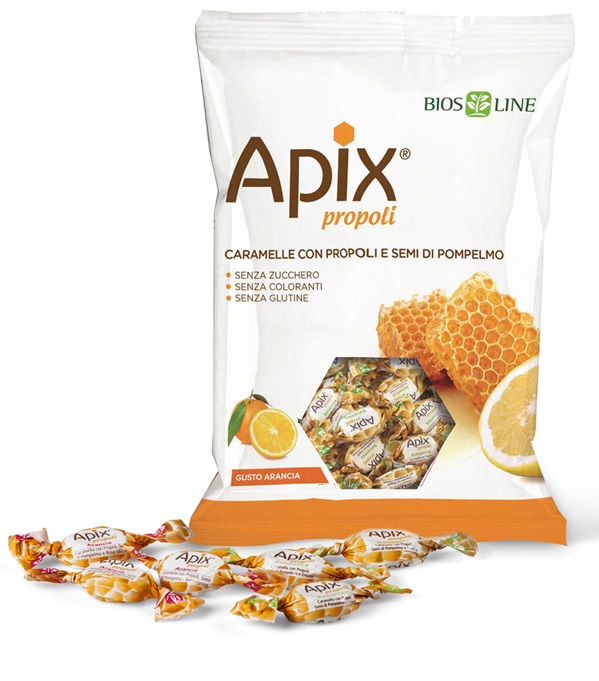 APIX PROPOLI CARAMELLA ARANCIA 50 G - dottorbianchi.it