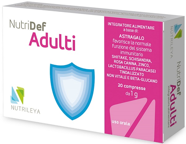 NUTRIDEF ADULTI 20 COMPRESSE - dottorbianchi.it