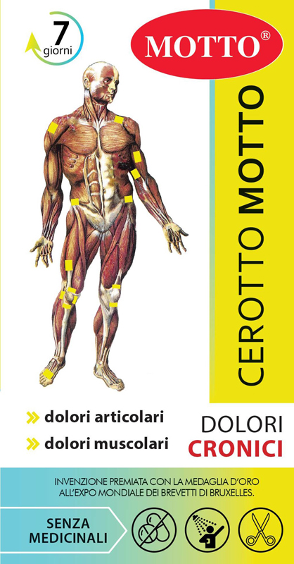 CEROTTO MOTTO ANALGESICO DA RITAGLIARE 5 X 15 CM 2 PEZZI - dottorbianchi.it