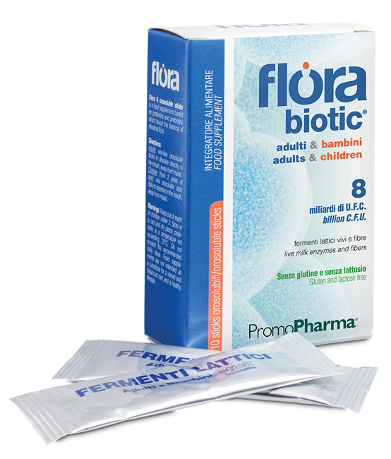 FLORA 8 10 STICK OROSOLUBILI ADULTI E BAMBINI - dottorbianchi.it