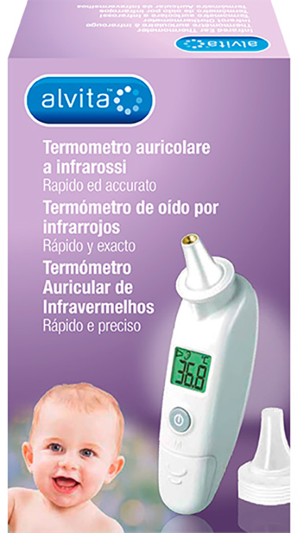 ALVITA TERMOMETRO AURICOLARE A INFRAROSSI - dottorbianchi.it