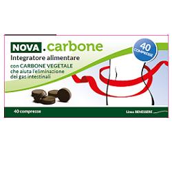 NOVA CARBONE VEGETALE 40 COMPRESSE - dottorbianchi.it