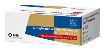 SIRINGA INSULINA USO VETERINARIO MSD-AH 30 SIRINGHE 40 UI/ML - dottorbianchi.it