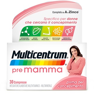 MULTICENTRUM PRE MAMMA 30 COMPRESSE - dottorbianchi.it