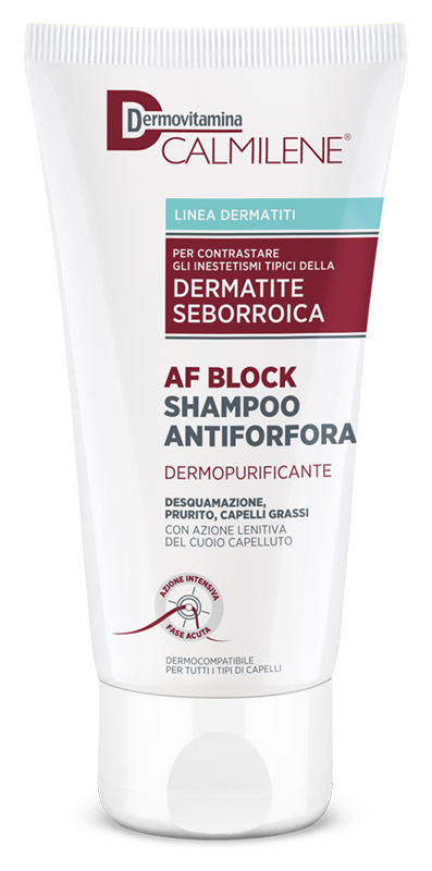 DERMOVITAMINA CALMILENE AF BLOCK SHAMPOO ANTIFORFORA DERMOPURIFICANTE DERMATITE SEBORROICA 200 ML - dottorbianchi.it