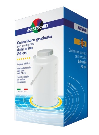 CONTENITORE RACCOLTA URINA MASTER-AID 24 H 2500 ML - dottorbianchi.it