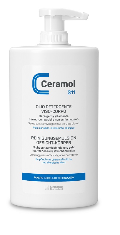 CERAMOL OLIO DETERGENTE VISO/CORPO 400 ML - dottorbianchi.it