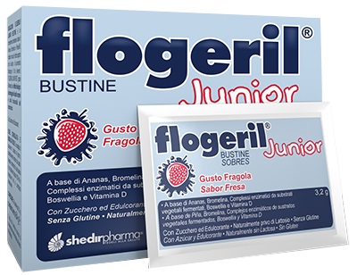 FLOGERIL JUNIOR FRAGOLA 20 BUSTINE - dottorbianchi.it
