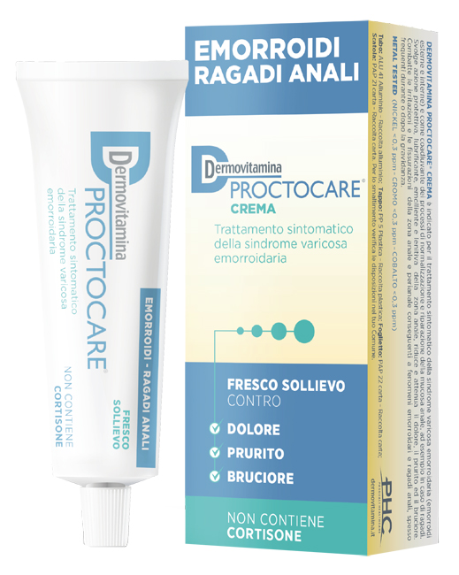 DERMOVITAMINA PROCTOCARE CREMA EMORROIDI RAGADI ANALI 30 ML CON CANNULA - dottorbianchi.it