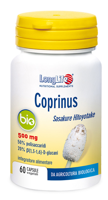 LONGLIFE COPRINUS BIO 60 CAPSULE - dottorbianchi.it