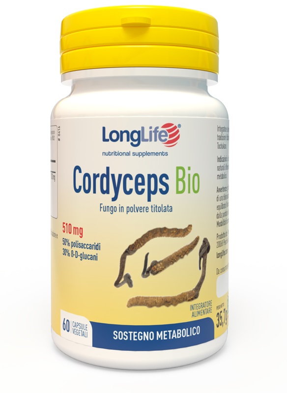 LONGLIFE CORDYCEPS BIO 60 CAPSULE - dottorbianchi.it