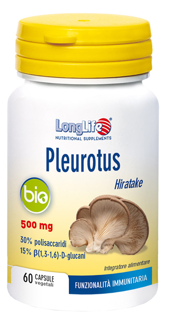 LONGLIFE PLEUROTUS BIO 60 CAPSULE - dottorbianchi.it