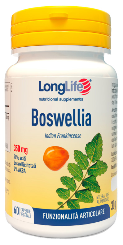 LONGLIFE BOSWELLIA 60 CAPSULE VEGETALI - dottorbianchi.it