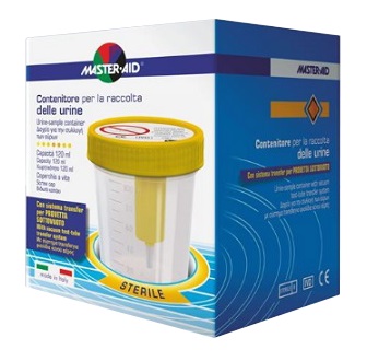 CONTENITORE RACCOLTA URINA SOTTOVUOTO MASTER-AID 120 ML - dottorbianchi.it