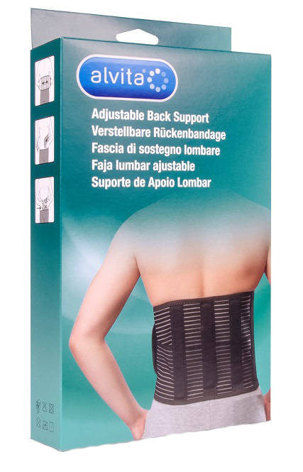 ALVITA FASCIA LOMBARE MISURA 1 CIRCONFERENZA 80-100 CM - dottorbianchi.it