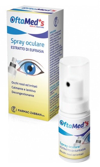 OFTAMED'S SPRAY OCULARE OCCHI ROSSI E IRRITATI ESTRATTO EUFRASIA 10 ML - dottorbianchi.it