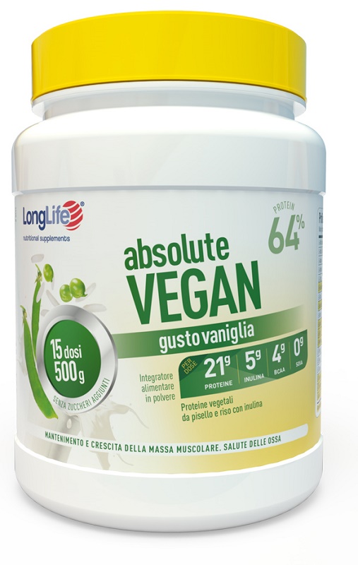 LONGLIFE ABSOLUTE VEGAN 500 G - dottorbianchi.it