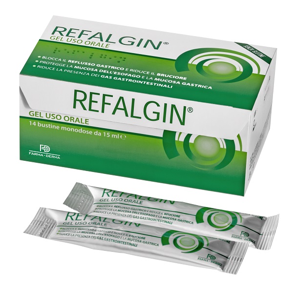 REFALGIN GEL OROSOLUBILE ANTIREFLUSSO 14 BUSTINE 15 ML - dottorbianchi.it