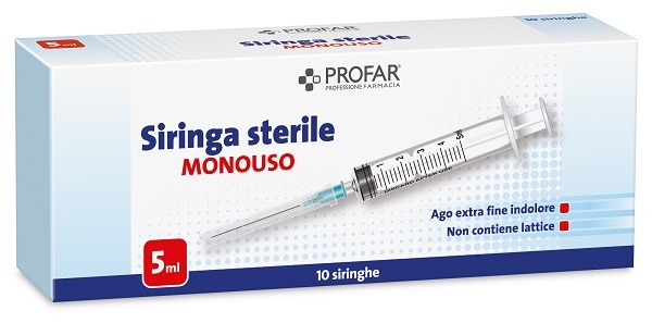 SIRINGA MONOUSO 5 ML PROFAR - dottorbianchi.it