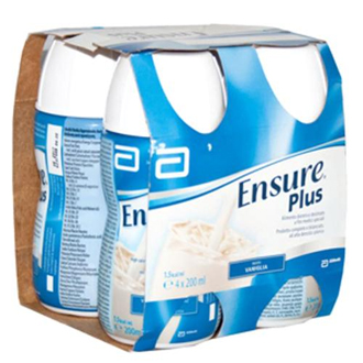ENSURE PLUS VANIGLIA 4 BOTTIGLIE DA 200 ML - dottorbianchi.it