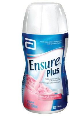 ENSURE PLUS FRAGOLA 4 BOTTIGLE DA 200 ML - dottorbianchi.it