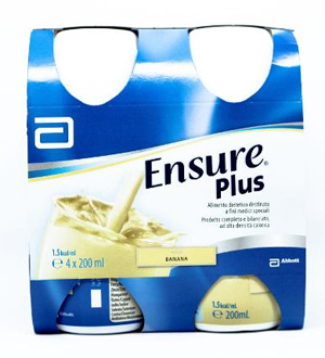 ENSURE PLUS BANANA 4 BOTTIGLIE DA 200 ML - dottorbianchi.it
