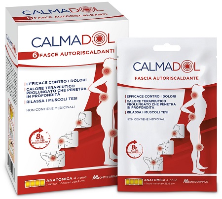 CALMADOL FASCIA RISCALDANTE PACK 6 PEZZI - dottorbianchi.it
