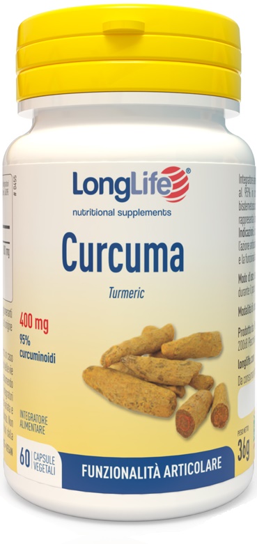 LONGLIFE CURCUMA 60 CAPSULE VEGETALI - dottorbianchi.it