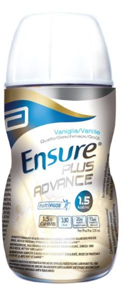 ENSURE PLUS ADVANCE VANIGLIA 4 BOTTIGLIE DA 220 ML - dottorbianchi.it