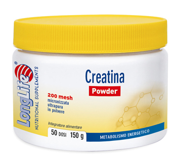 LONGLIFE CREATINA POWDER 150 G - dottorbianchi.it