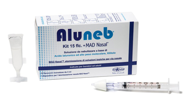 ALUNEB KIT SOLUZIONE ISOTONICA 15 FLACONCINI DA 4 ML + MAD NASAL ATOMIZZATORE - dottorbianchi.it