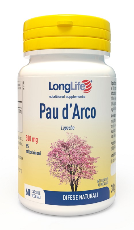 LONGLIFE PAU D'ARCO 60 CAPSULE VEGETALI - dottorbianchi.it