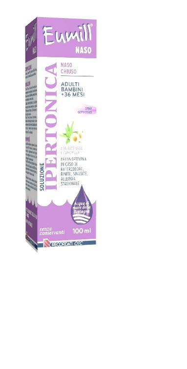 EUMILL NASO SPRAY SOLUZIONE IPERTONICA 100 ML - dottorbianchi.it