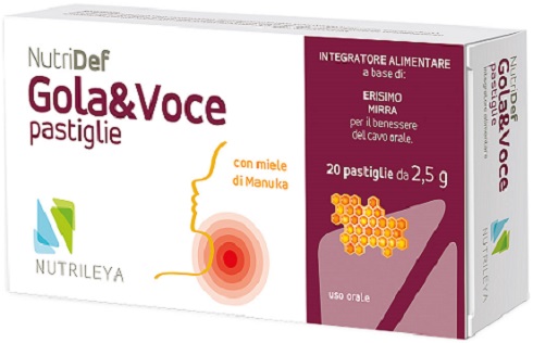 NUTRIDEF GOLA & VOCE MIELE 20 PASTIGLIE - dottorbianchi.it