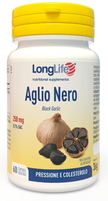LONGLIFE AGLIO NERO 60 CAPSULE VEGETALI - dottorbianchi.it