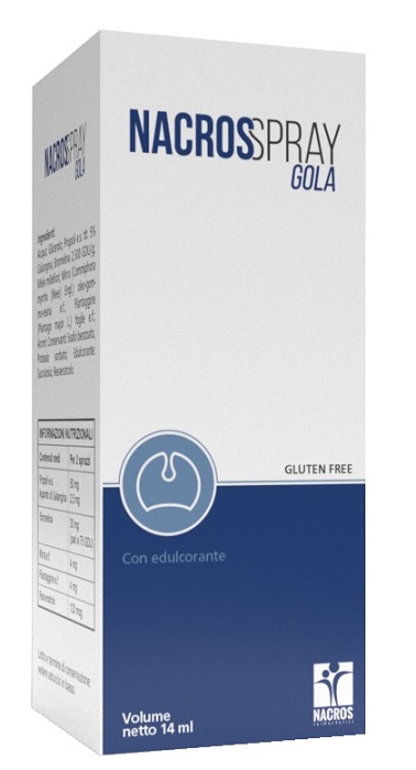 NACROS SPRAY GOLA 14 ML - dottorbianchi.it