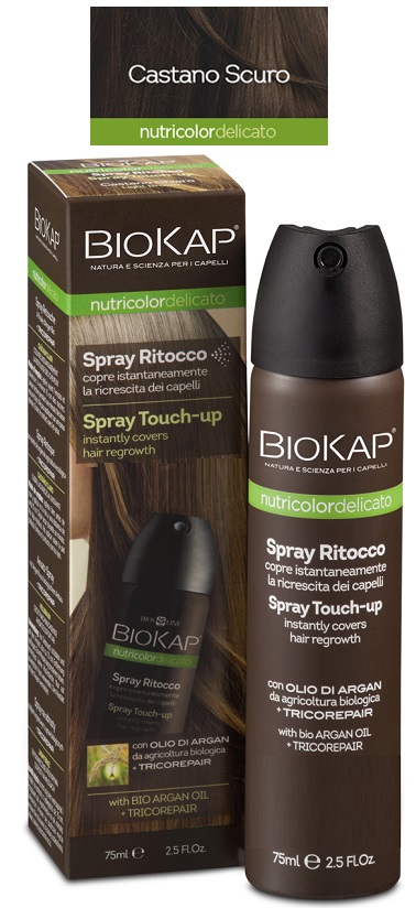 BIOS LINE BIOKAP NUTRIDEL SPRAY RITOCCO CASTANO SCURO 75 ML - dottorbianchi.it