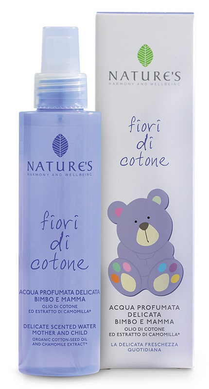 NATURE'S FIORI DI COTONE ACQUA PROFUMATA DELICATA BIMBO E MAMMA 150 ML - dottorbianchi.it