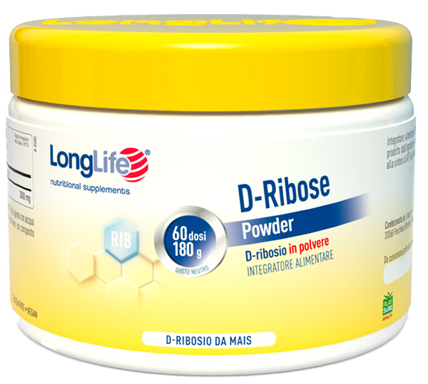 LONGLIFE D-RIBOSE POWDER 180 G - dottorbianchi.it