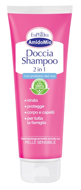EUPHIDRA AMIDOMIO DOCCIA SHAMPOO 2 IN 1 250 ML - dottorbianchi.it