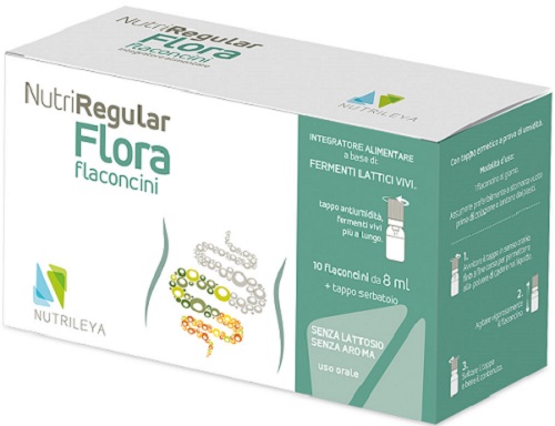 NUTRIREGULAR FLORA 10 FLACONCINI 8 ML - dottorbianchi.it