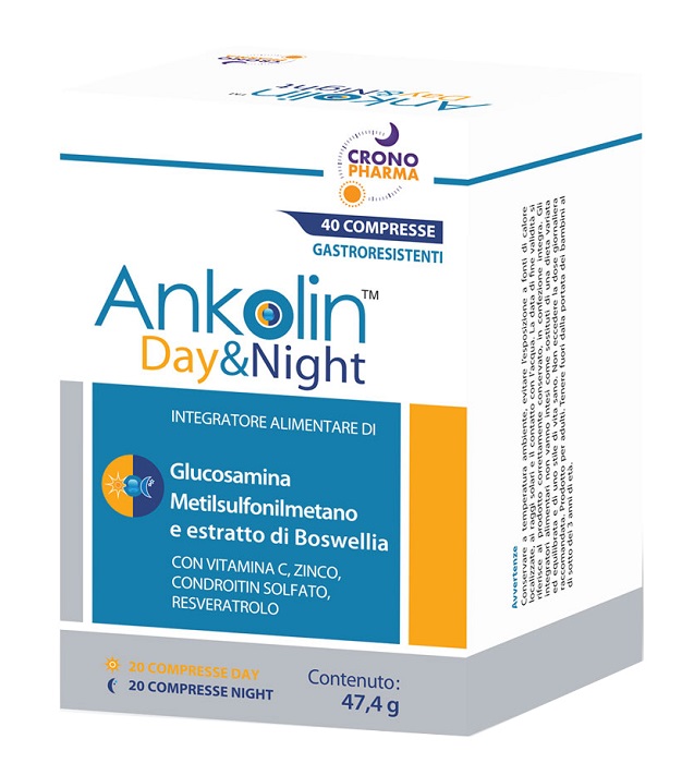 ANKOLIN DAY&NIGHT 20 COMPRESSE GASTRORESISTENTI DAY + 20 COMPRESSE GASTRORESISTENTI NIGHT - dottorbianchi.it