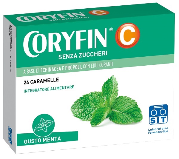 CORYFIN C SENZA ZUCCHERO MENTOLO 48 G - dottorbianchi.it
