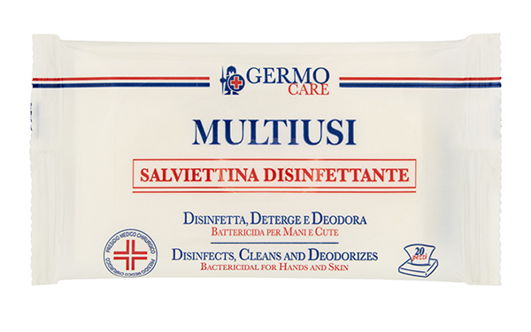 MULTIUSI SALVIETTINA DISINFETTANTE 20 PEZZI - dottorbianchi.it