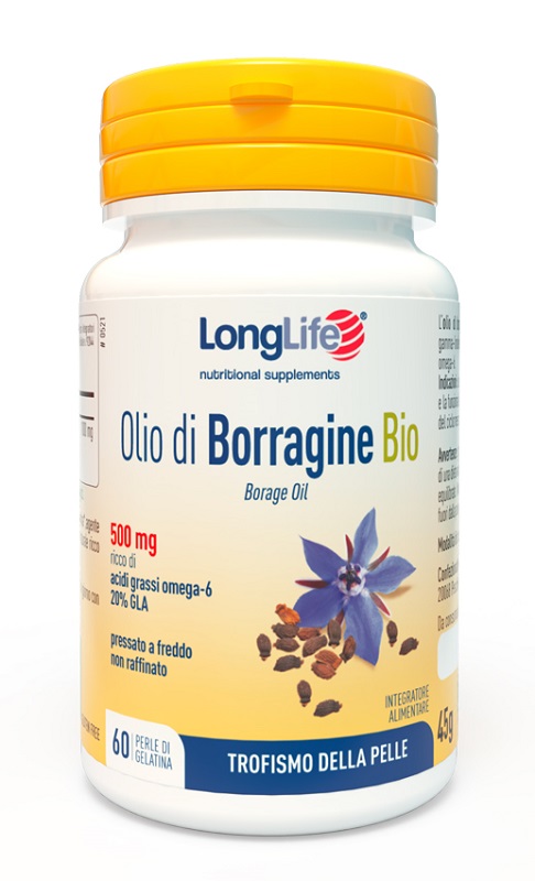LONGLIFE OLIO BORRAGINE BIO 60 PERLE - dottorbianchi.it