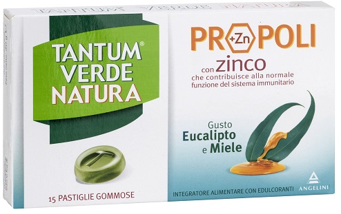 TANTUM VERDE NATURA PASTIGLIE GOMMOSE EUCALIPTO & MIELE 30 G - dottorbianchi.it